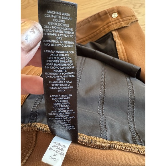 Chico's So Slimming Brigitte Pants Size 3 (US 16) Rust Brown Ankle Regular - Picture 11 of 11